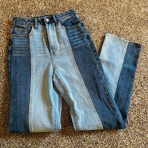 PacSun two-tone jeans